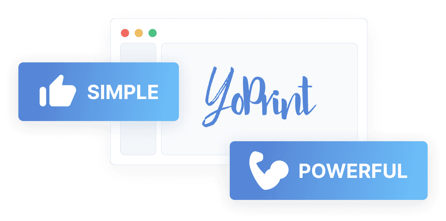 YoPrint dashboard showing unified print shop management