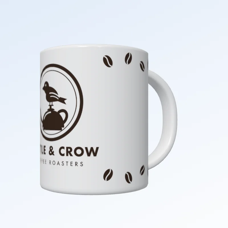 Mug model in the 3D preview