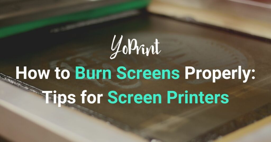 How to Expose Screen Printing Screens Like a Pro
